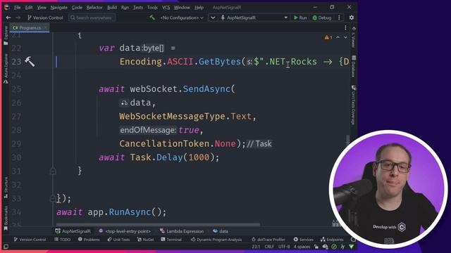 Como trabalhar com mensagens em tempo real no .NET смотреть онлайн