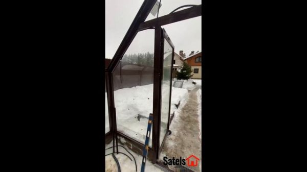 Алюминиевые теплицы домиком