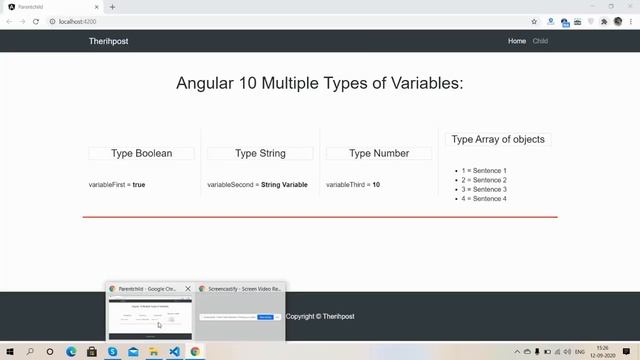 Angular 10 Multiple Types of Variables смотреть онлайн