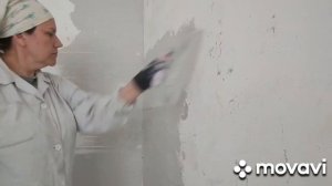 Выравнивание стен под обои , 1 этап