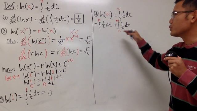 proving ALL logarithm properties using calculus смотреть онлайн