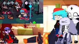 FNF react to VS Mickey Mouse FULL WEEK + Secret Songs Update (FNF Mod) (Horror/Creepypasta)