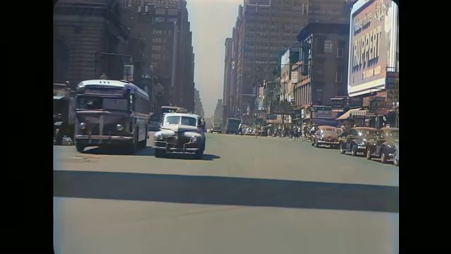 New York 1945 In Color