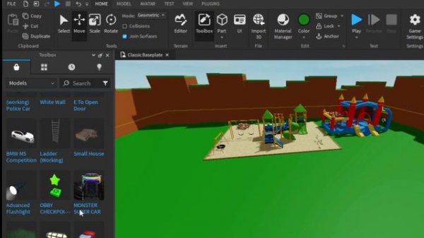 Game settings в ROBLOX STUDIO tutorial для новичков