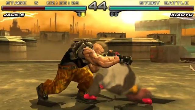 Tekken 5 DR Jack 5 story mode смотреть онлайн