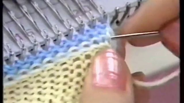 Закрытие петель. Машинное вязание