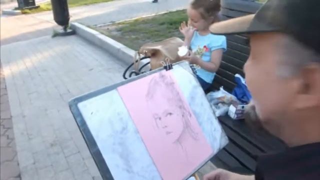 Портрет на пленэре, Иркутск, 10.06.2017 смотреть онлайн