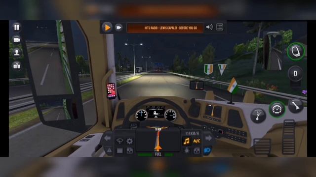 Truck simulator: ultimate | Night Drive | Ford Fmax 2020 Modified Truck смотреть онлайн
