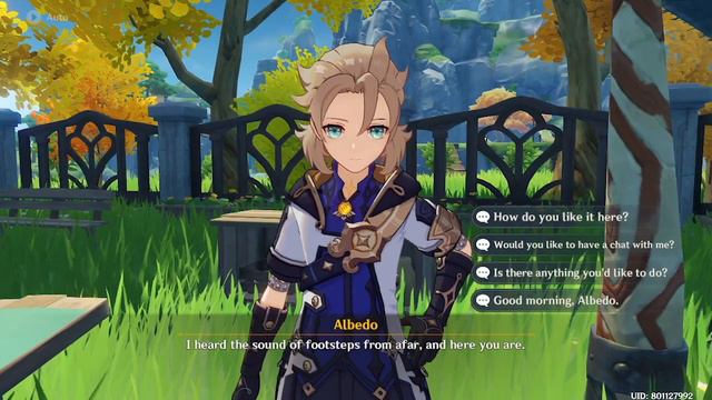 Albedo Teapot Voice interactions First Person POV (JP VA) | Genshin Impact смотреть онлайн