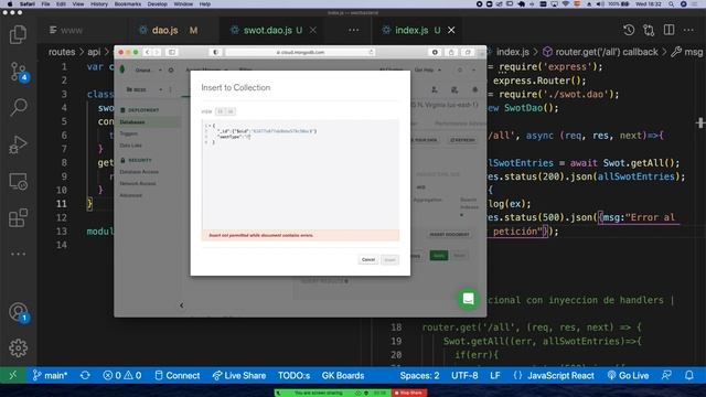 SW202103 Conectando A Mongo Atlas Con Express Node.js