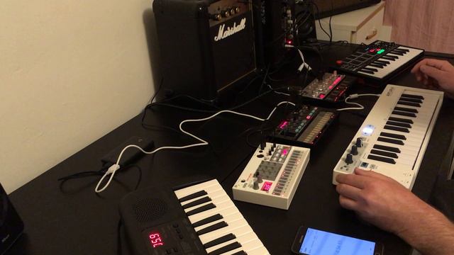 Sad evening Volca mix - Sample, FM and Bass + Arturia Keystep смотреть онлайн