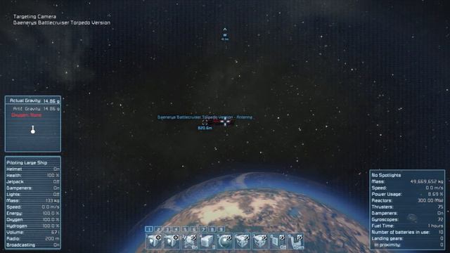 Daenerys Battlecruiser Torpedo Version | Space Engineers | REVIEW & CRASH | Part 130 смотреть онлайн