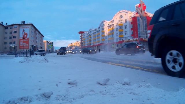Салехард, ЯНАО, Зима, Обед смотреть онлайн