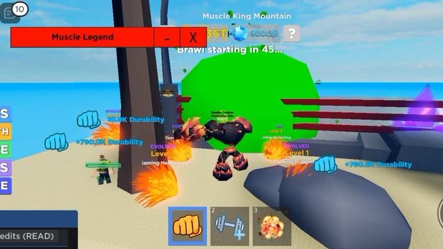 Glitching In Muscle Legends Using Script? | MUSCLE LEGENDS?