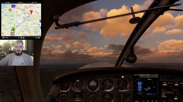 MSFS • вечерний рейс между военными базами в Англии • Карьера в NeoFly #4 • Piper 28 Turbo Arrow II