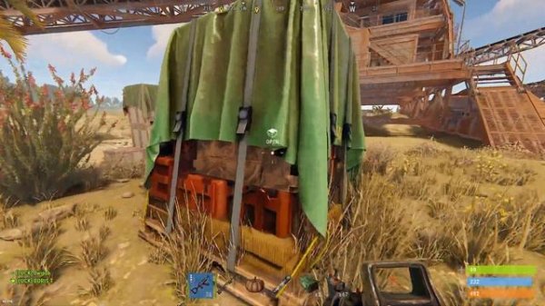 Построил Дом Ящик в Раст\Rust - Выживание на 10X сервере!