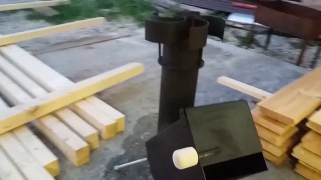Улучшенная ракетная печь (вариант). Improved rocket stove (optional) смотреть онлайн