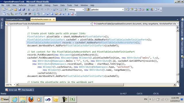 Open XML Code to Create Pivot Tables смотреть онлайн