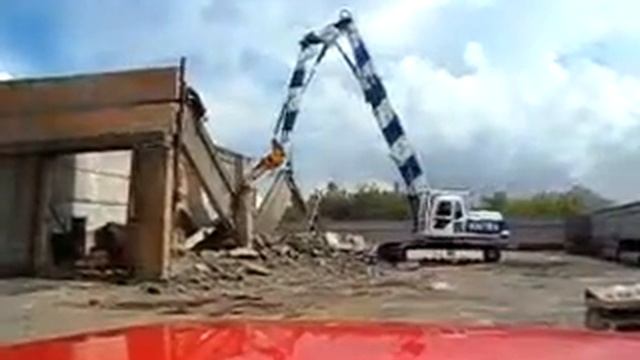 разрушение здания в г. Люберцы осуществила компания Юстех смотреть онлайн