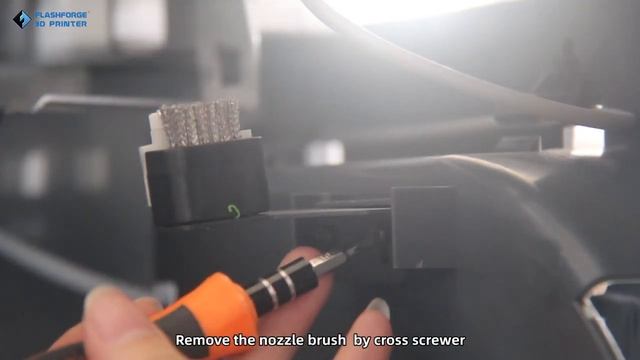 Tura FLASHFORGE - 3D Printer Creator 3 - Operation: Replacement guide of anti oozing plate смотреть онлайн