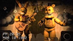 [FNAF] Fredbear's Family Diner Show Tape 1982 - Spring Bonnie Performs (Five Nights at Freddy's)