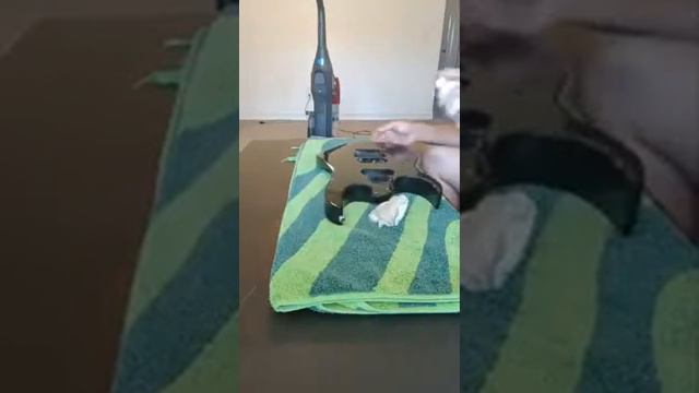 Taking a cheap, used, beat up Ibanez from eBay & modifying it into a EVH Frankenstrat Themed Guitar смотреть онлайн