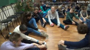 Утренняя зарядка (зимняя смена лагеря КлоДэ)