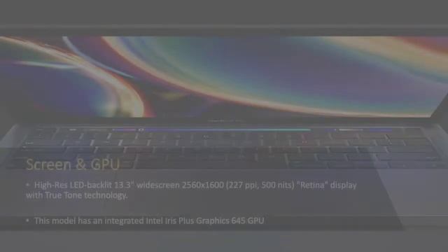2020 Apple MacBook Pro 13-Inch 2.3GHz BTO/CTO A2251 смотреть онлайн