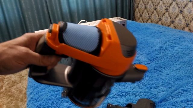 Ручной пылесос (handstick) THOMAS Quick Stick Family, 150Вт, оранжевый/серый смотреть онлайн