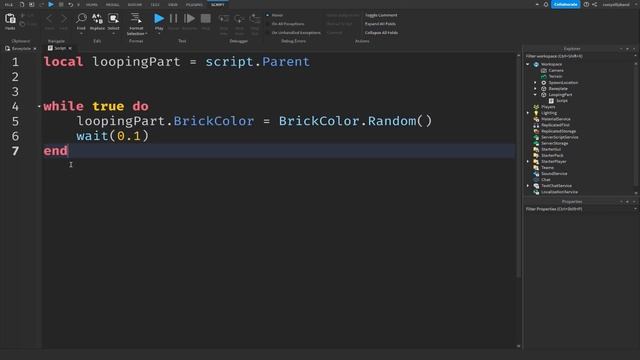 Roblox Studio Scripting Tutorial | LOOPS смотреть онлайн