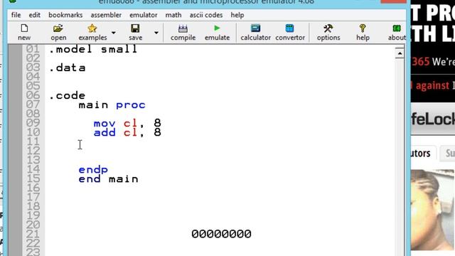Assembly Language Programming Tutorial - 25 - CPU Satus Flags смотреть онлайн