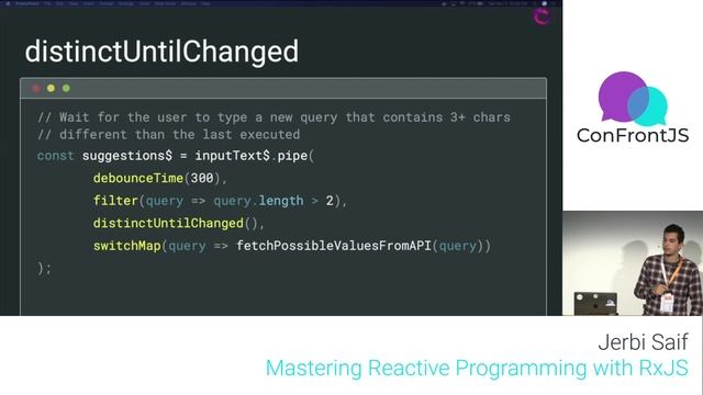 Jerbi Saif — Mastering Reactive Programming with RxJS — ConFrontJS 2019 смотреть онлайн