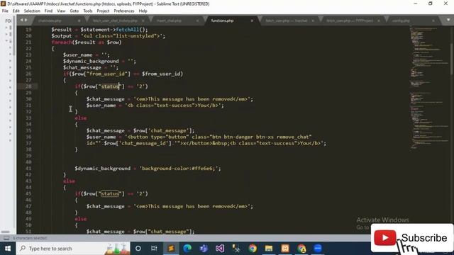Display Chat Histroy and Receive Chat Message - Chat Application using PHP Ajax Jquery - 7 смотреть онлайн