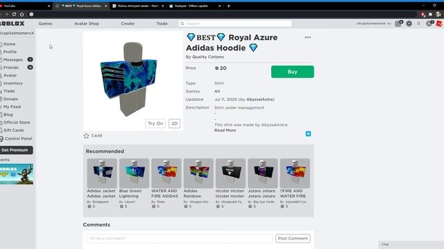 HOW TO COPY SHIRTS AND PANTS ON ROBLOX|2020| (UPDATE) смотреть онлайн