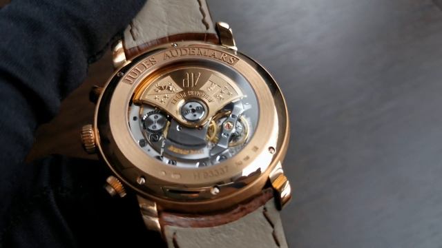Audemars Piguet Jules Audemars Chronograph 18K Rose Gold 26100OR.OO.D088CR.01 4K смотреть онлайн