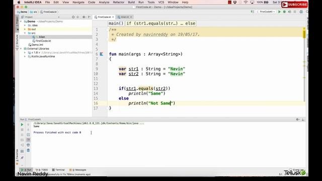 #12 Kotlin Tutorial | String Comparison смотреть онлайн