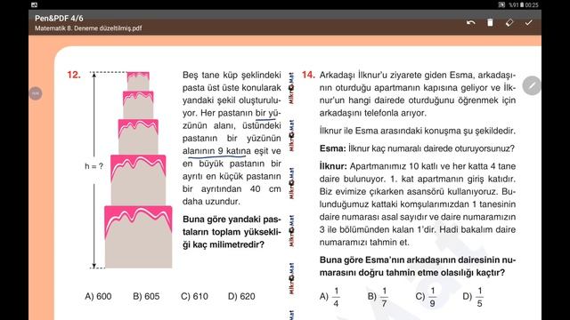 MİKROMAT 8. DENEME ÇÖZÜMÜ смотреть онлайн