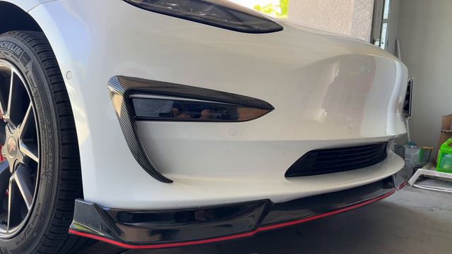 2017-2022 Tesla Model 3 Black Front Lip Spoiler Installation Video | AMERICAN MODIFIED смотреть онлайн