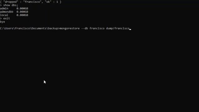 Exportación e Importación de datos en Mongo DB смотреть онлайн