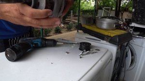 Ремонт сушильной машины, замена подшипников в двигателе