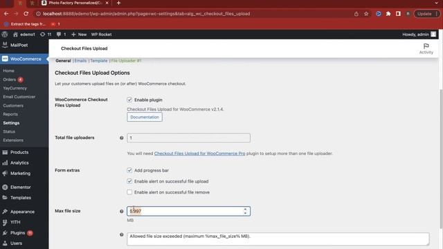 Easy Upload Files During Checkout - Wordpress смотреть онлайн