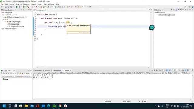 Control statements in java // for loop // while loop & do while loop // Easy Learning Channel смотреть онлайн