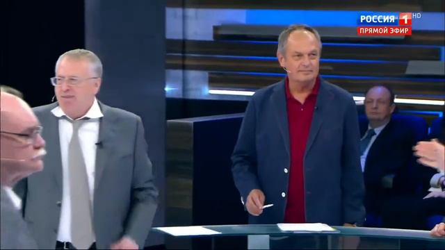 Надо было Жириновскому дать пистолет прямо в студии Украина с Польшей всю жизнь были фашис смотреть онлайн