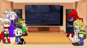 UNDERTALE react to Nightmare Sans vs Bendy Реакция Андертейл на Кошмарный Санс Против Бенди