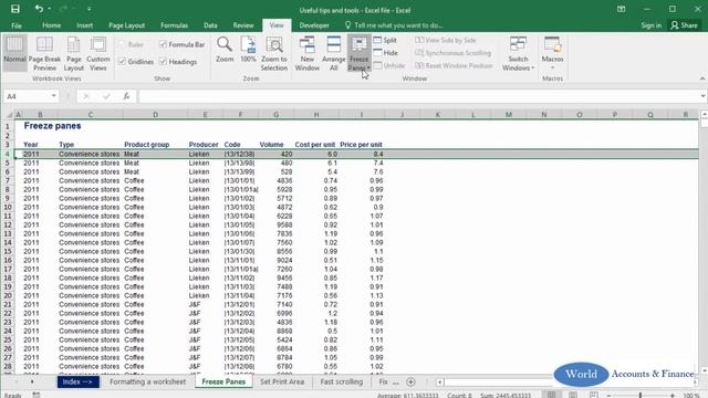 How to Freeze Multiple Rows and Columns in Excel using Freeze Panes | Lecture 14 смотреть онлайн