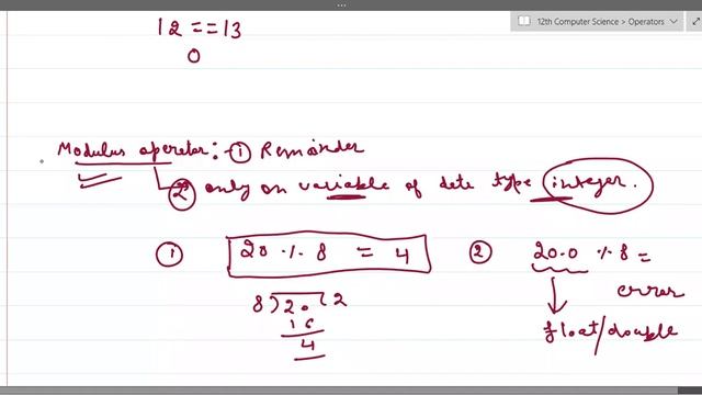 Operators Part-2 || Arithmetic & Relational Implementation || BSEH || HBSE || 11th || 12th || C++ смотреть онлайн