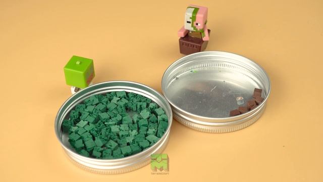 Making Tiny Minecraft Jurassic World - Snowstorm Migration - clay ASMR смотреть онлайн
