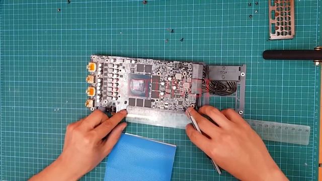 3070ti GIGABYTE EAGLE replacement thermal pads смотреть онлайн