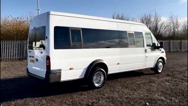 Ford Transit 2.4 TDCI T430 Duratorq RWD L4 H2 2008 ‘08 Reg’ - 17 Seats - No Vat - Dual Rear Axle