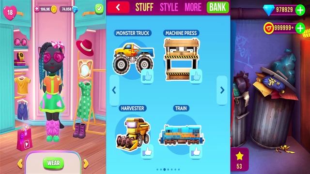 My Talking Angela 2 vs Kick the Buddy Forever vs Buddyman Kick 2 Android Gameplay | New Machines смотреть онлайн